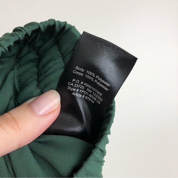 ARITZIA Babaton Green Luiz Cropped Wide Leg Pants - Picture 6 of 6